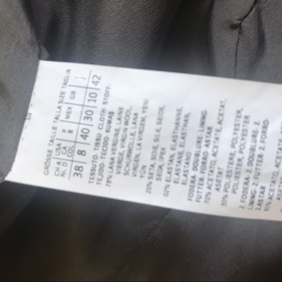 Max Mara Studio Gianna Wool Grey Blazer Jacket - Picture 7 of 7